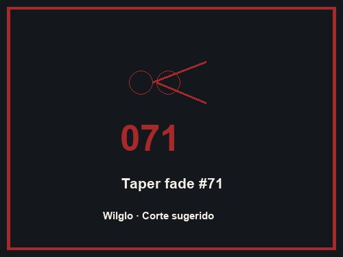 Taper fade #71